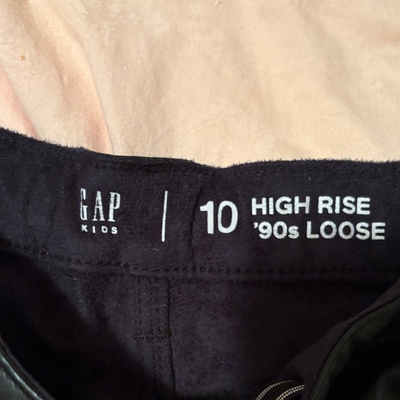 GAP Black Faux Leather Kids Formal Pants - Picture 4 of 5
